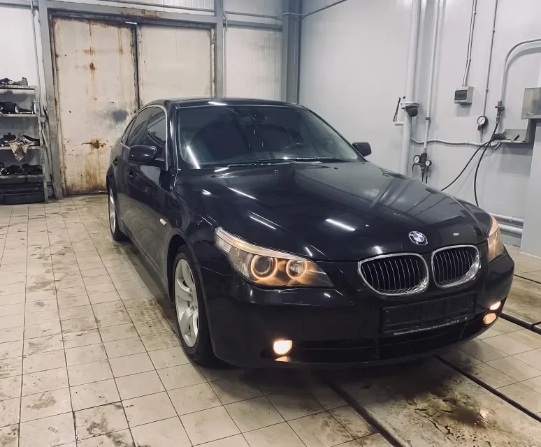 BMW E60 после конверсии на обычную рейку