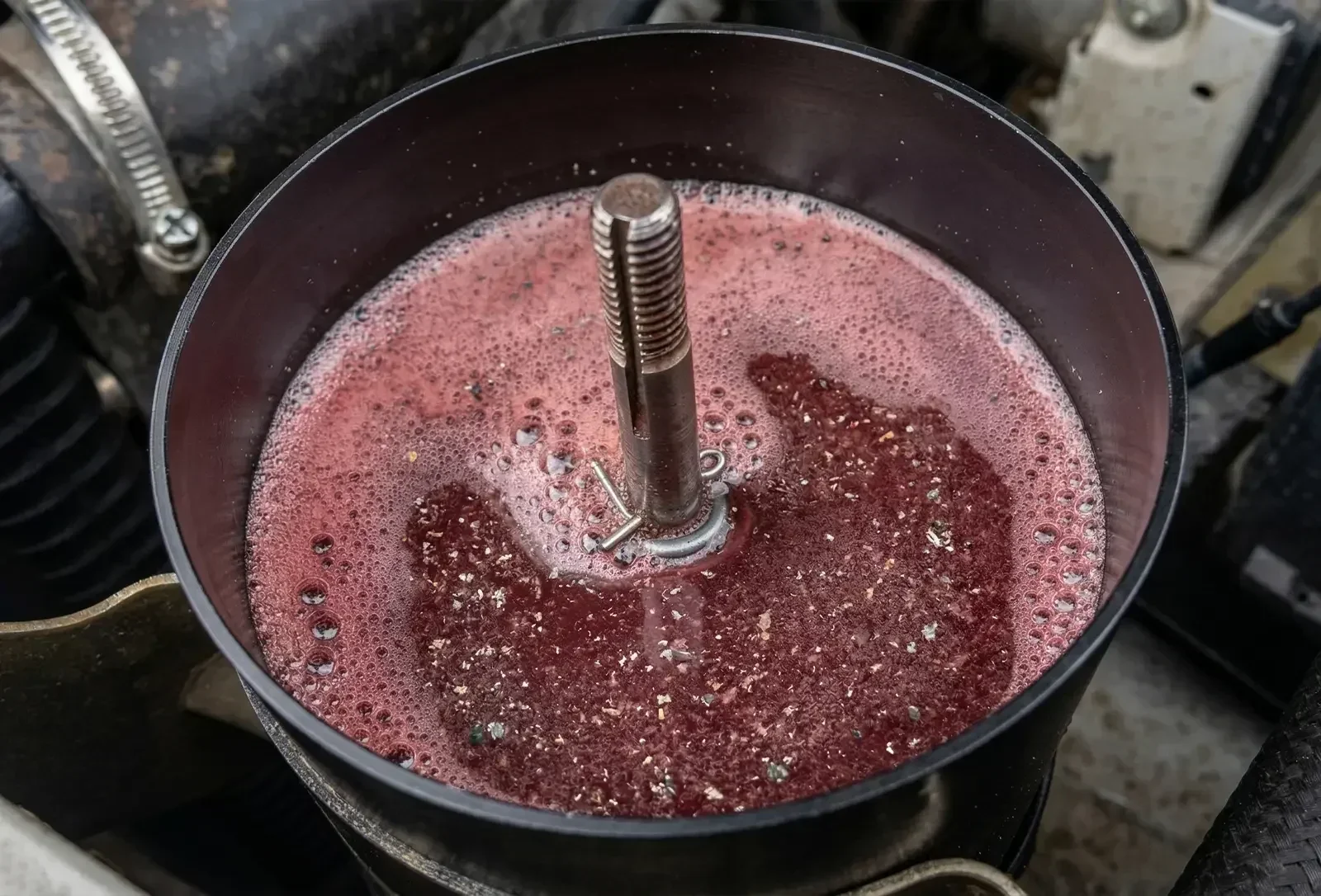 Вспененное масло ГУР